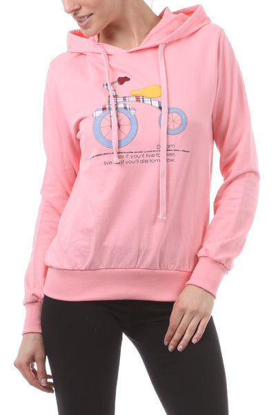 Junior Bicycle Patch Hoodie for girls - Shop Lev