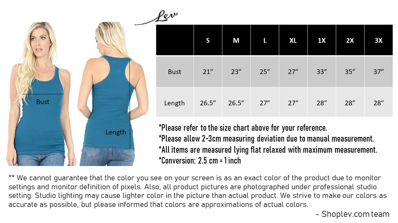 Women Lightweight Cotton Scooped Neckline Stretchy Racerback Ribbed Tank top (Plus Size)