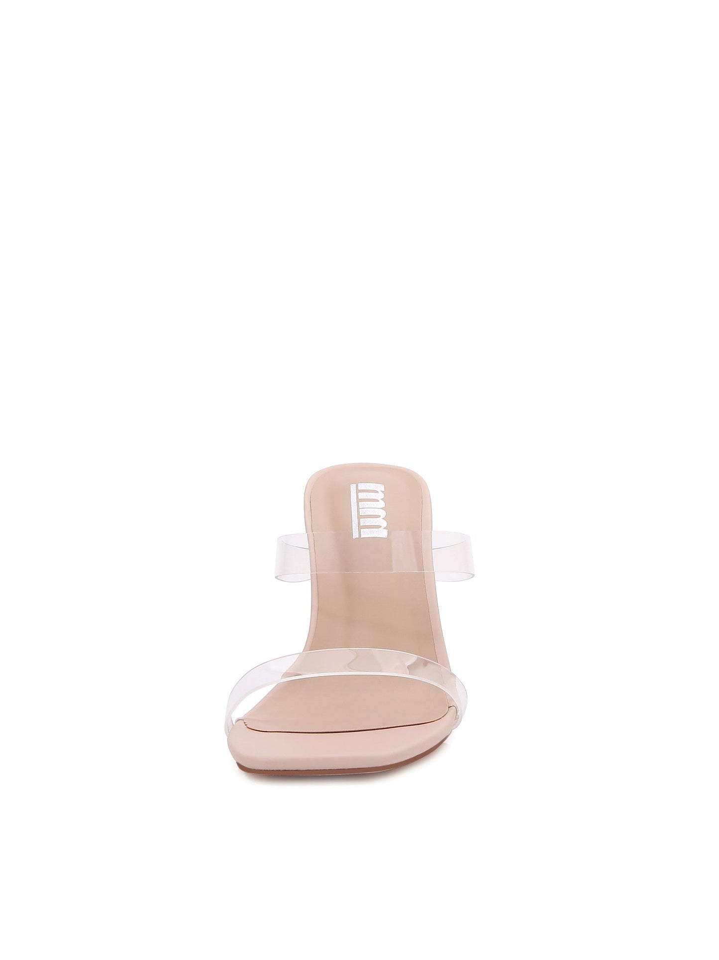 Women Multi Style Single and double Strap High Chunky Heeled Sandals (Double TPU)