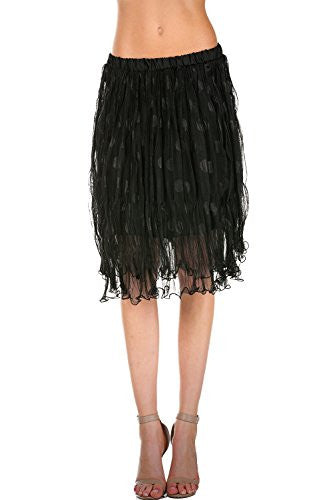 Women's polka dot mini tutu skirt - Shop Lev