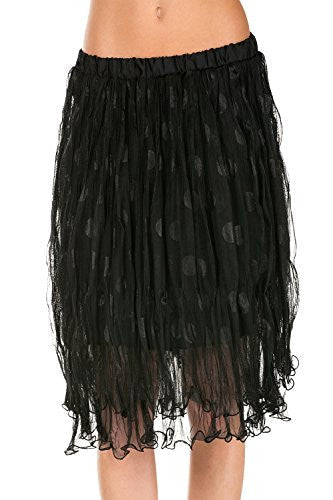 Women's polka dot mini tutu skirt - Shop Lev