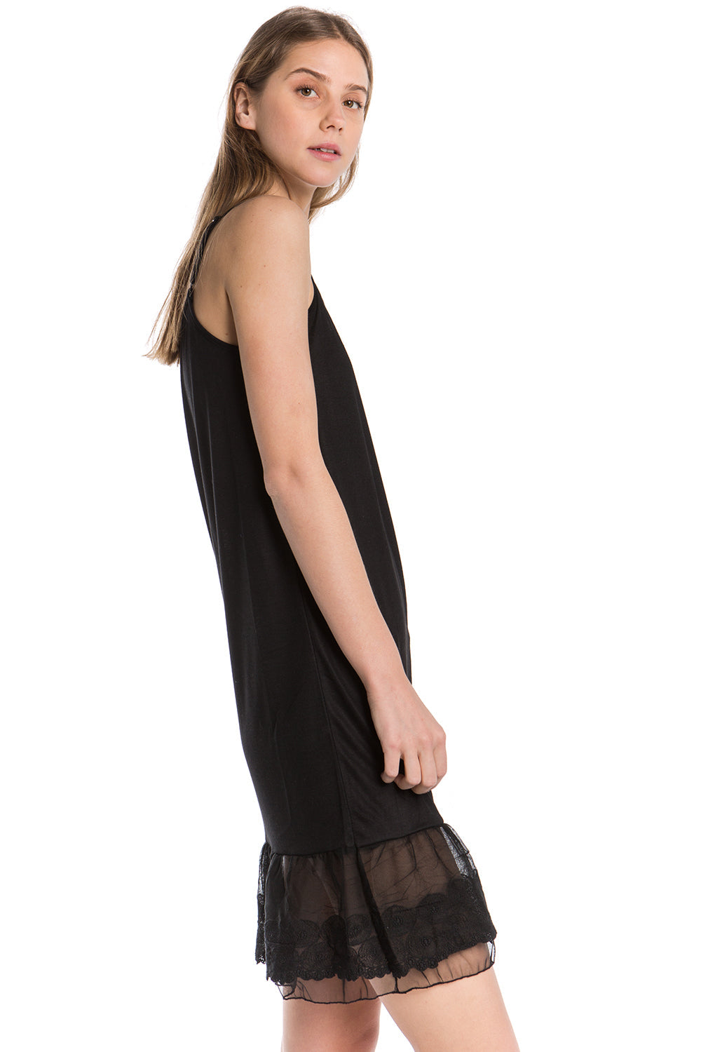 Women's Circle Lace Knit Full Slip with Adjustable Straps - Shop Lev